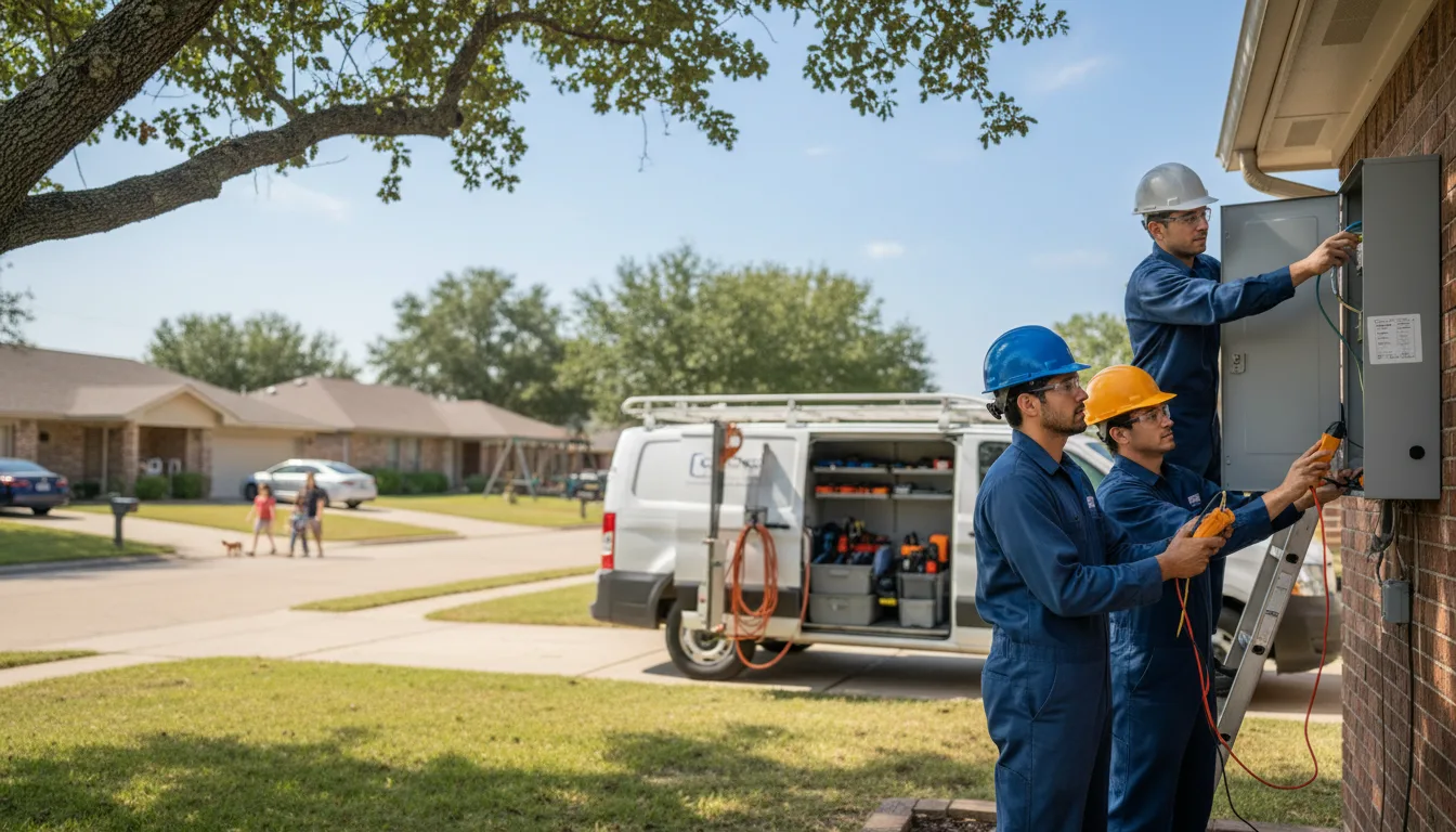 Certified electrician providing emergency electrical services in Colorado City, TX